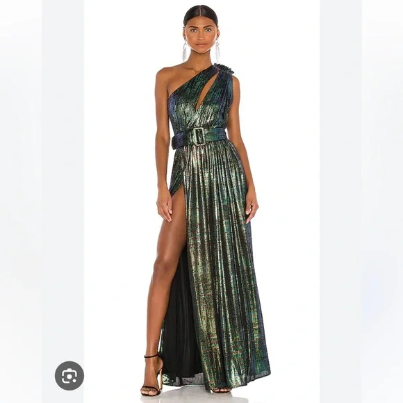 Retrofete Andrea Maxi Gown - Green - Picture 8 of 13